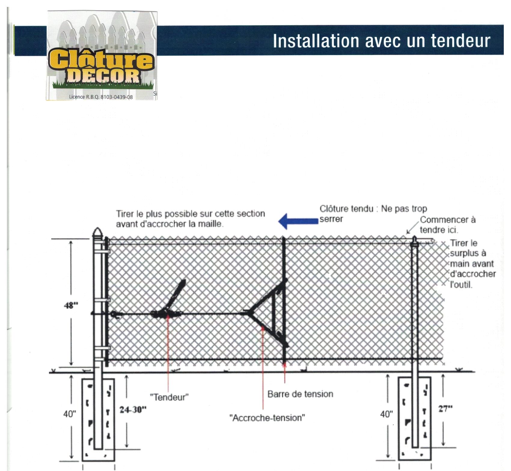 Cloture Prepa Fences: Guide d'installation de cloture en maille de chaine
